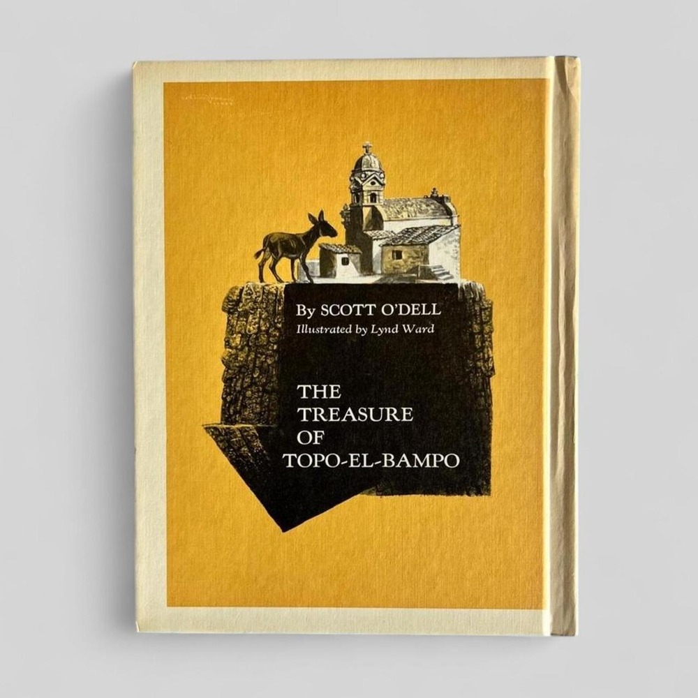 Childrens Book The Treasure of Topo-EL Bampo by Scott O'dell Hardcover 1972 - Picture 2 of 2
